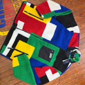 Polo Ralph Lauren Multicolor Zip-Up Sweater